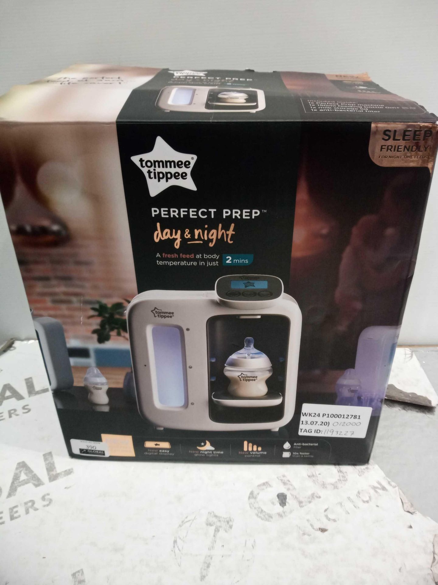 £120 Boxed Tommee Tippee Day And Night Perfect Preparation Bottle Warming Station