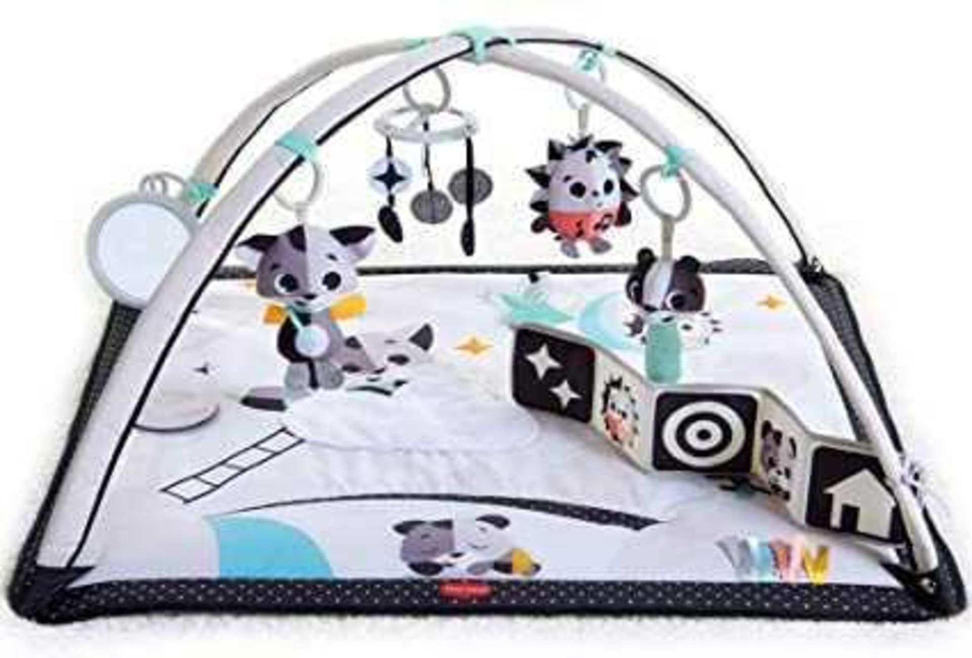 RRP £60 Boxed Tiny Love Magical Tales Black And White Gymini Babies Activity Gym