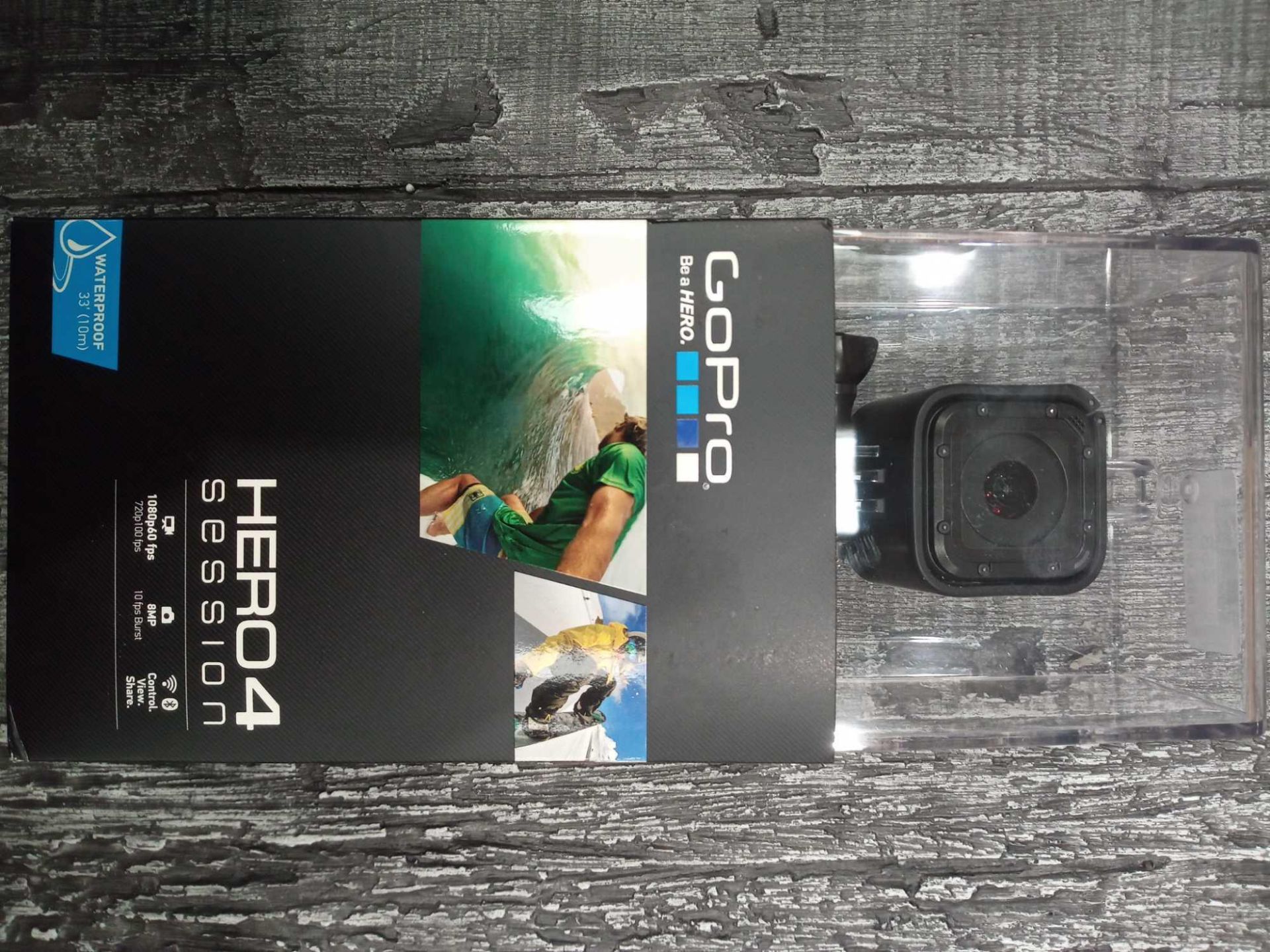 RRP £350 Boxed Go Pro Hero 4 Session Camera