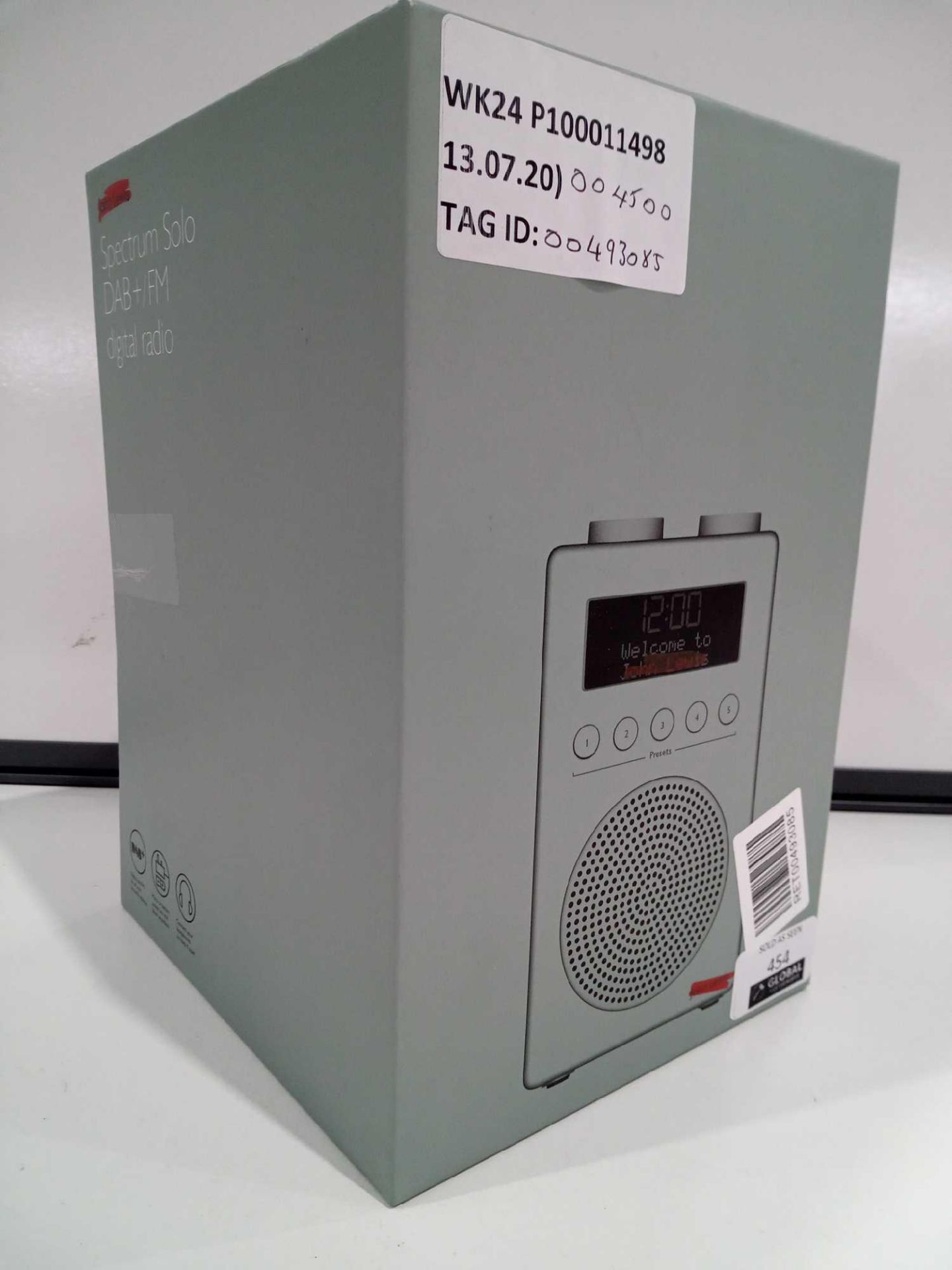 RRP £45 Boxed John Lewis Spectrum Solo Dab + / Fm Digital Radio