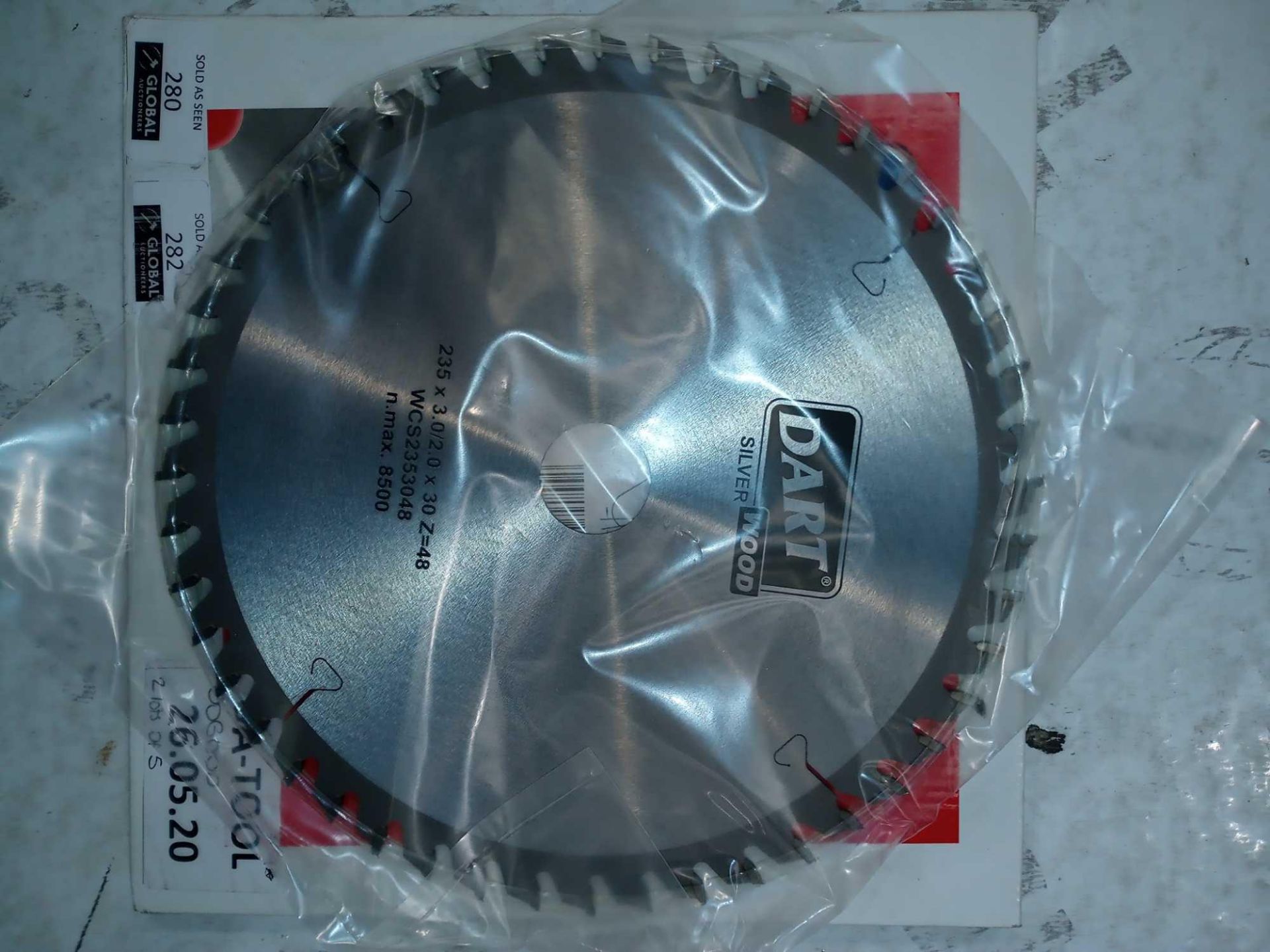 Lot To Contain 5 Boxed Brand New 235 X 3,0/2 X 30 Z= 48 Atb + 8° Wood Cutting Saw Blades Combined