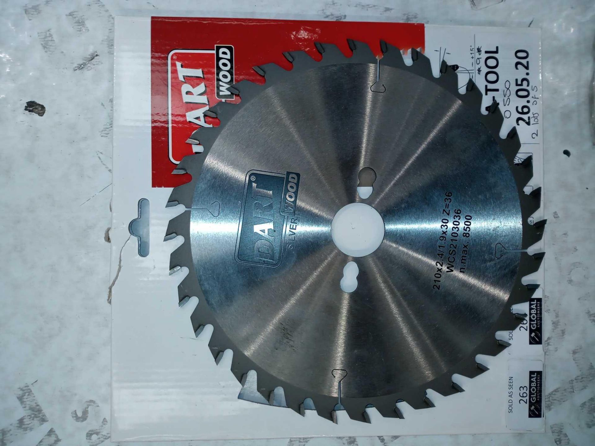 Lot To Contain 5 Boxed Brand New 210X 2,4/1,9 X 30 Z = 36Atb + 15% Wood Cutting Saw Blades