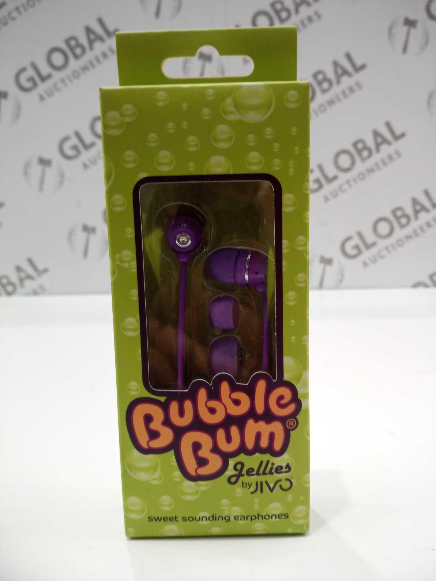 Combined Rrp £120 Lot To Contain 10 Bubble Gum Jellies Jivo Earphones