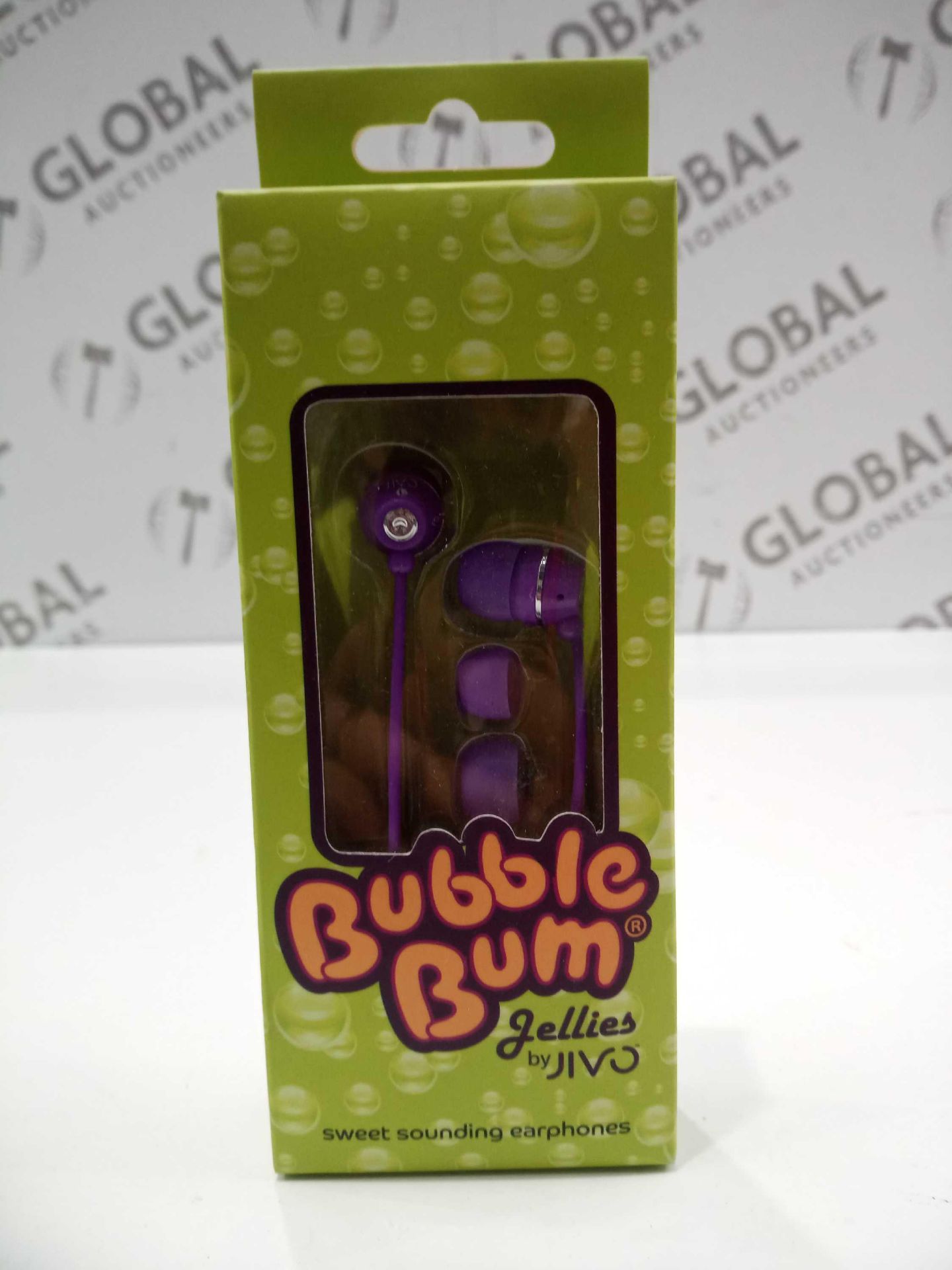 Combined Rrp £120 Lot To Contain 10 Bubble Bum Jellies Jivo Earphones