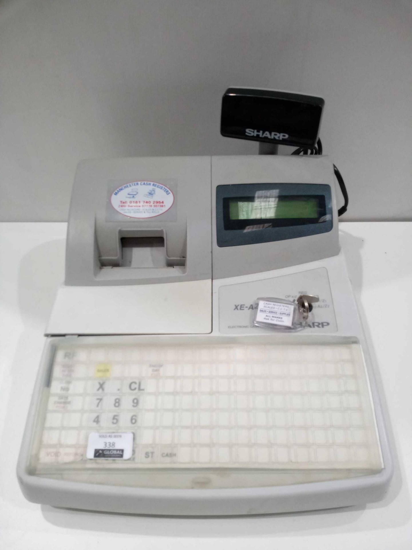 RRP £200 Lot To Contain A Sharp Cash Register With Key - Image 2 of 2