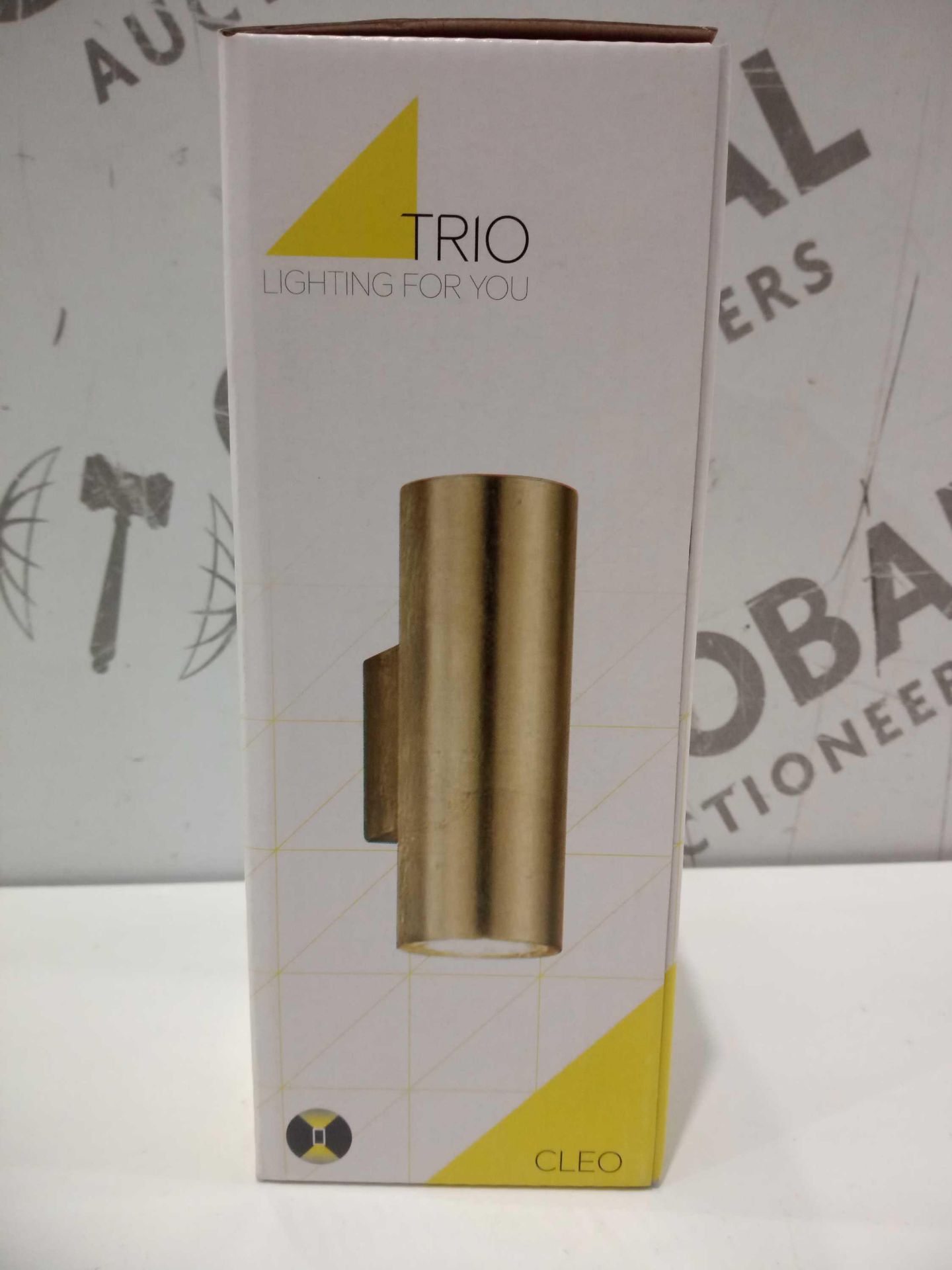 Combined Rrp £80 Boxed Cleo Trio Wall Light