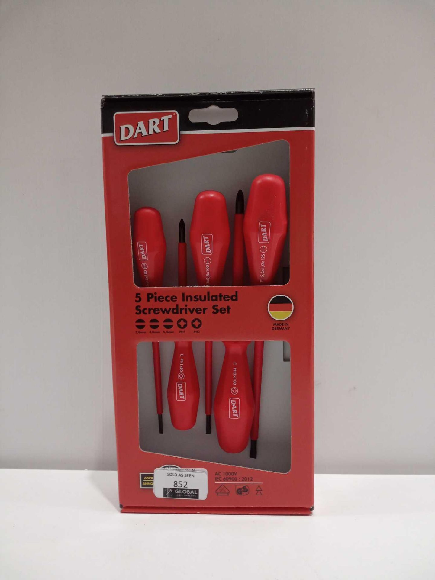 Combined RRP £120.Lot To Contain 4 Brand New 5 Piece Insulated Screwdriver Sets