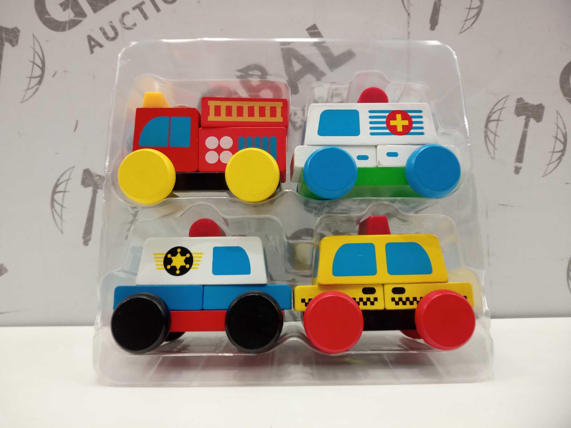 Combined Rrp £100 Lot To Contain 5 Sets Of 4 My First Emergency Vehicle Set