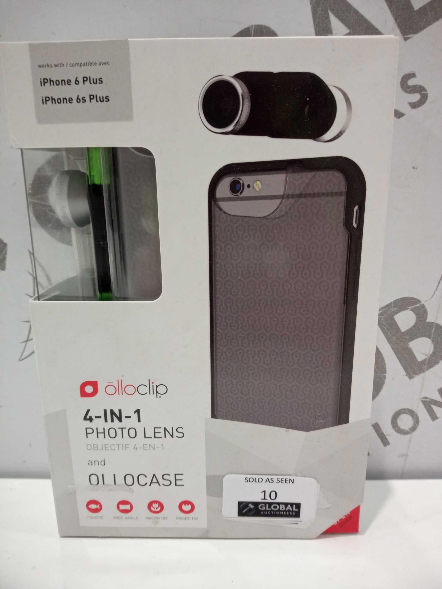 Combined Rrp £100 Lot To Contain 4 Olloclip 14-140 Lens For Iphone 6 Plus And Iphone 6S Plus