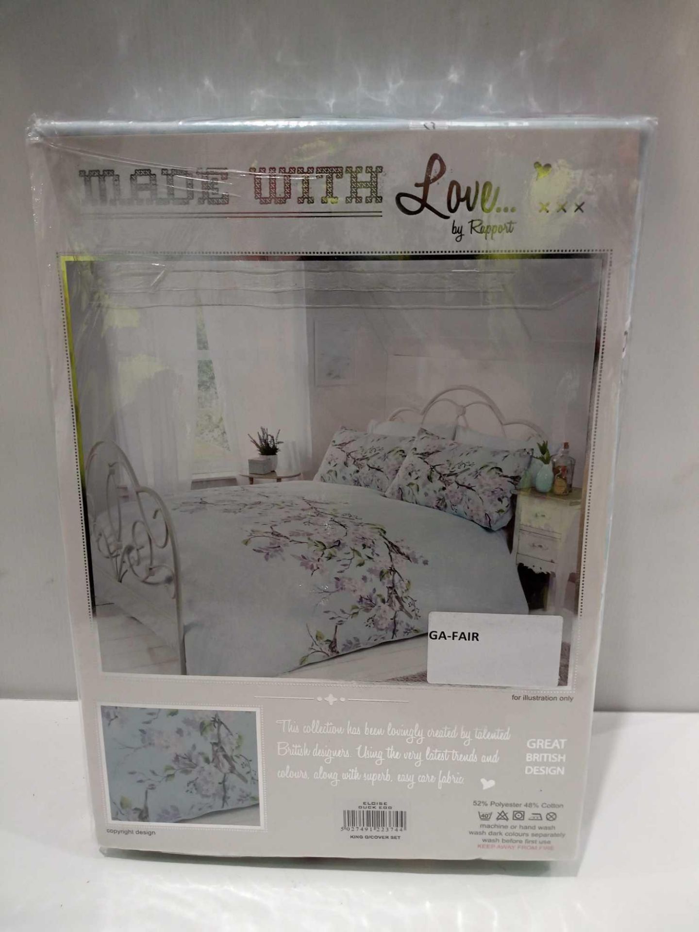 Combined RRP £80 Lot To Contain 2 Assorted King Size Duvet Sets