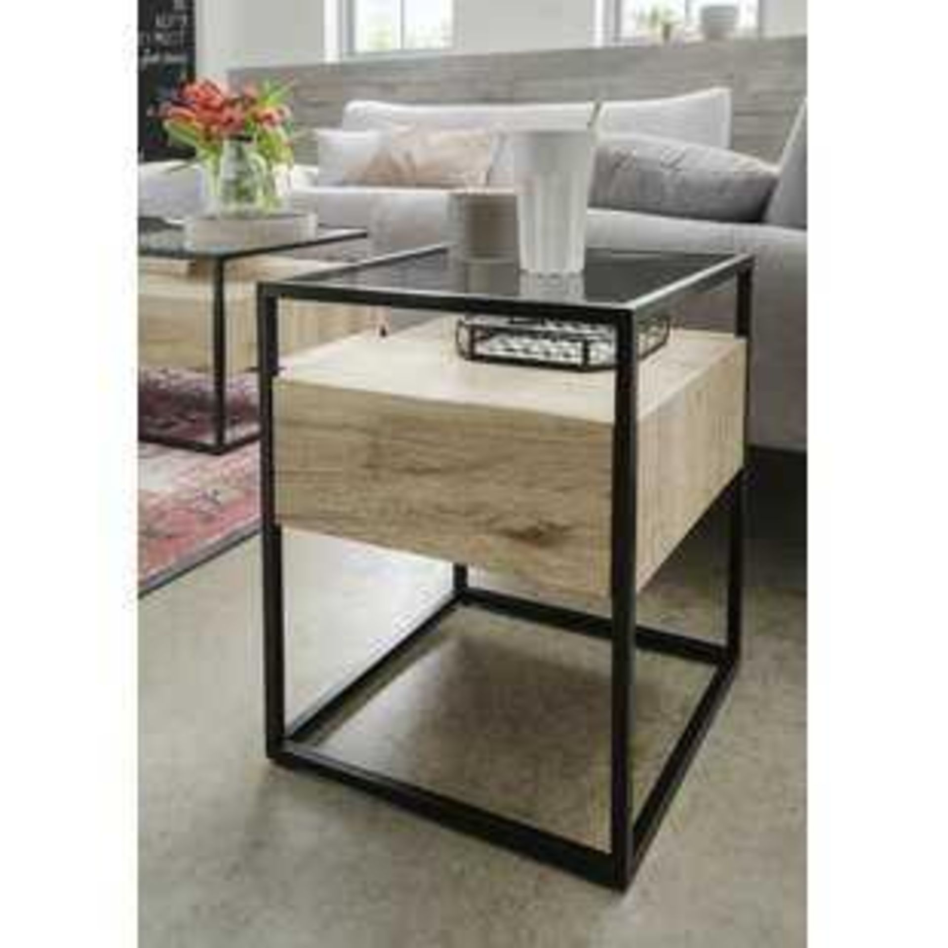 RRP £140 Side Table With Storage