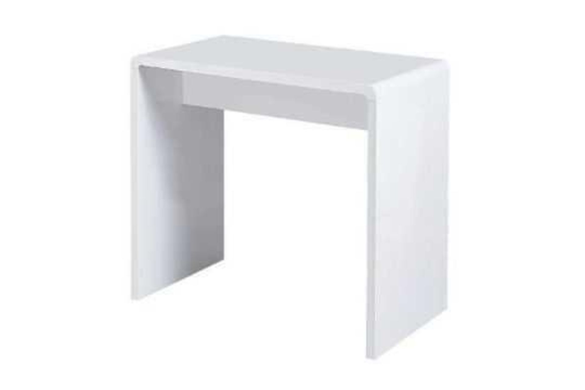 Boxed Furniture In Fashion Rectangular White Gloss Glacier Bar Table RRP £249(Pictures Are For