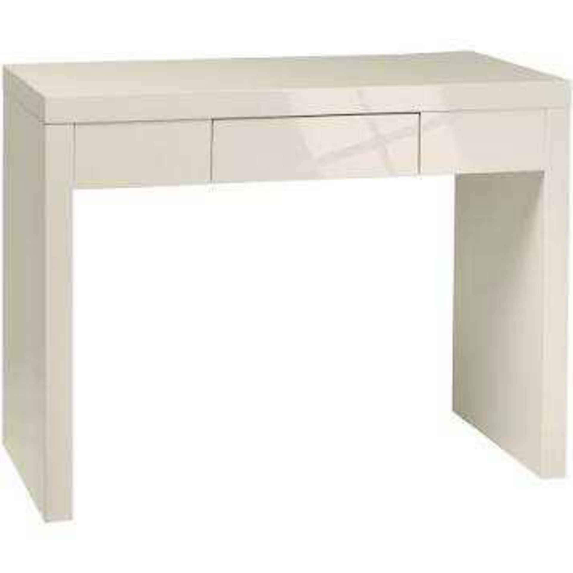Boxed Puro Cream Console Table RRP £125(Appraisals Available On Request) (Pictures For