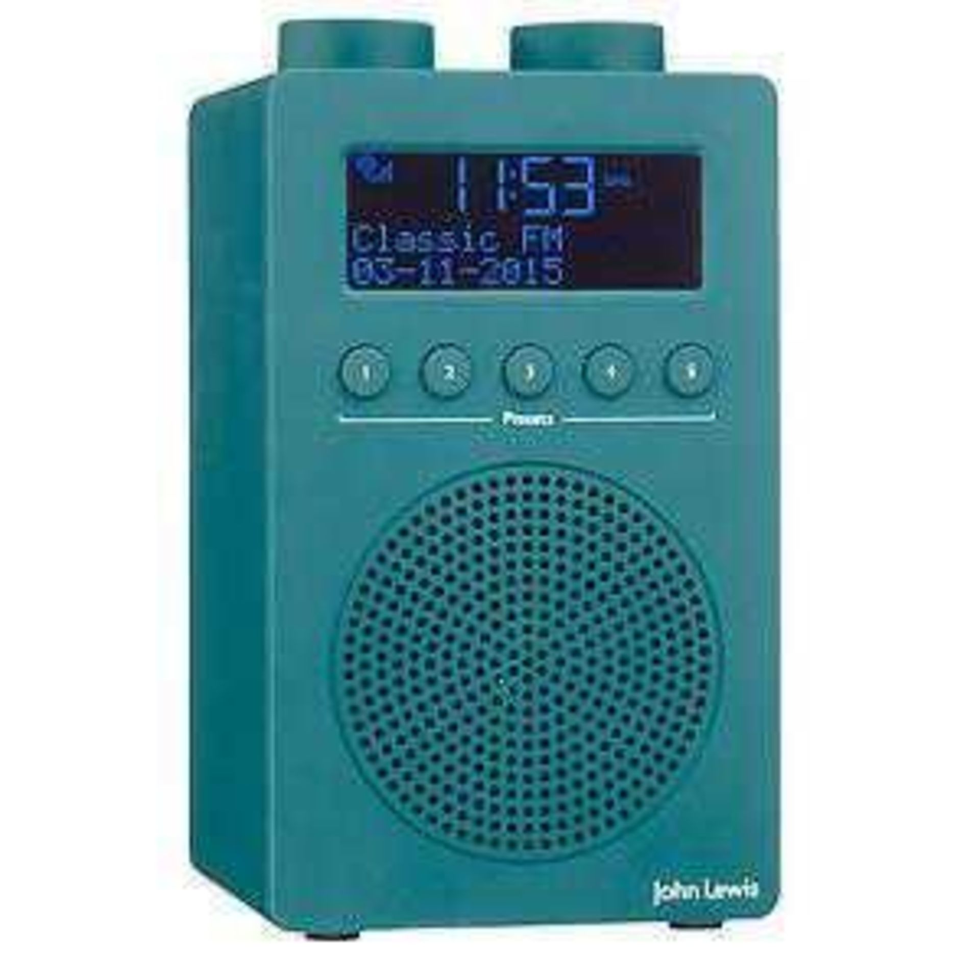 RRP £50 Boxed John Lewis Spectrum Solo Dab / Fm Di