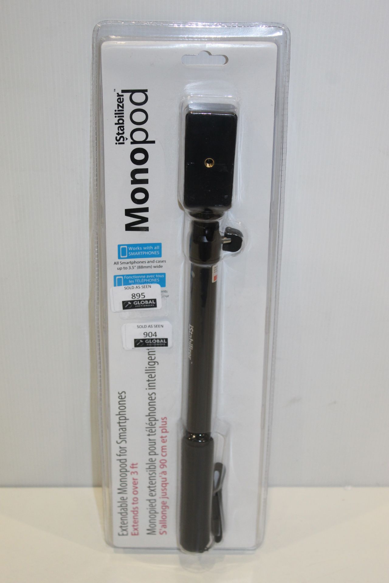 RRP £10 each Box Of 10 Monopod Istabilizer Extendable Selfie Stick