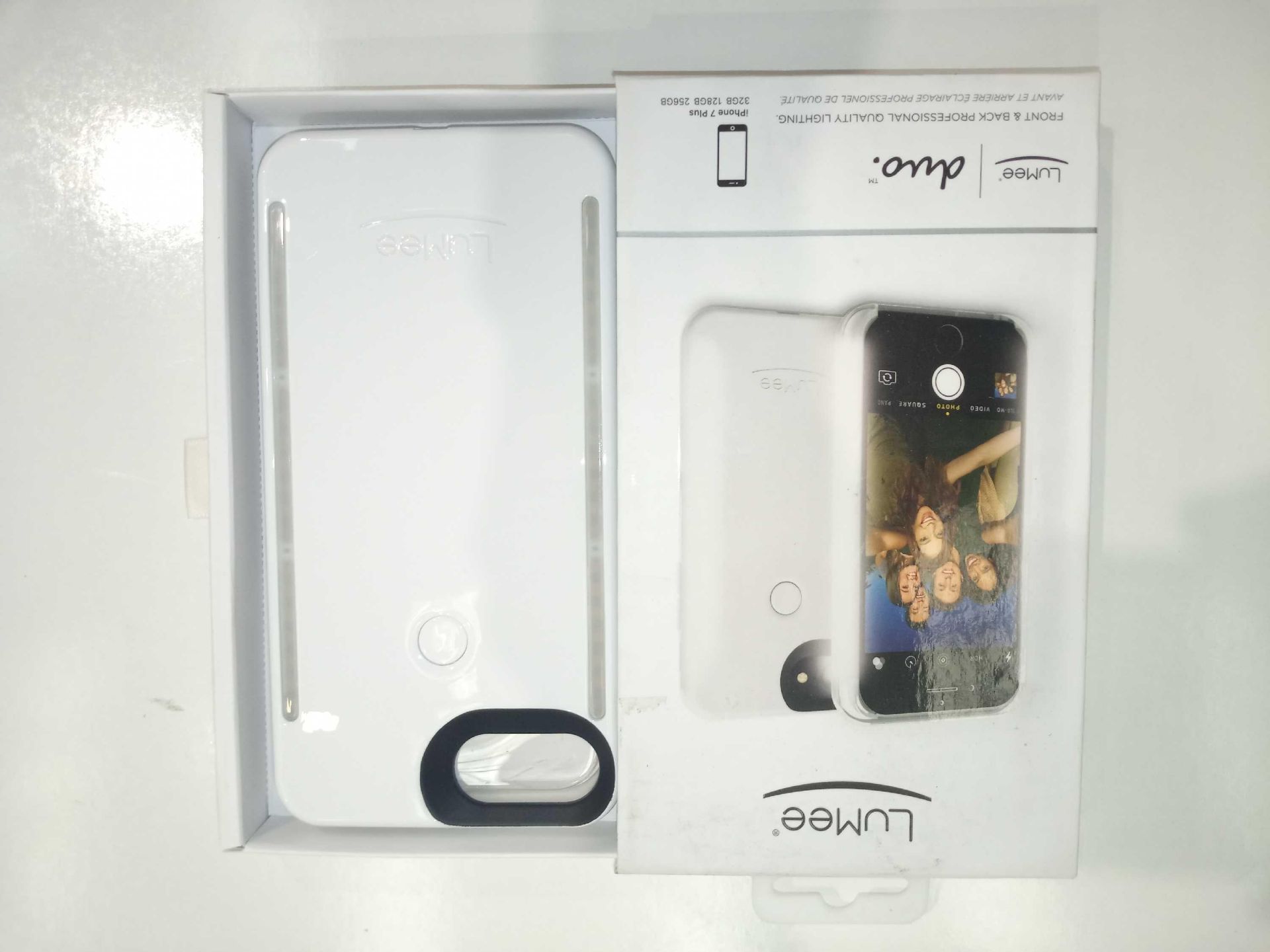 Lot To Contain 6 Boxed Brand New Lumme Iphone 7 Plus Duo Phone Cases White Combined Rrp £300(