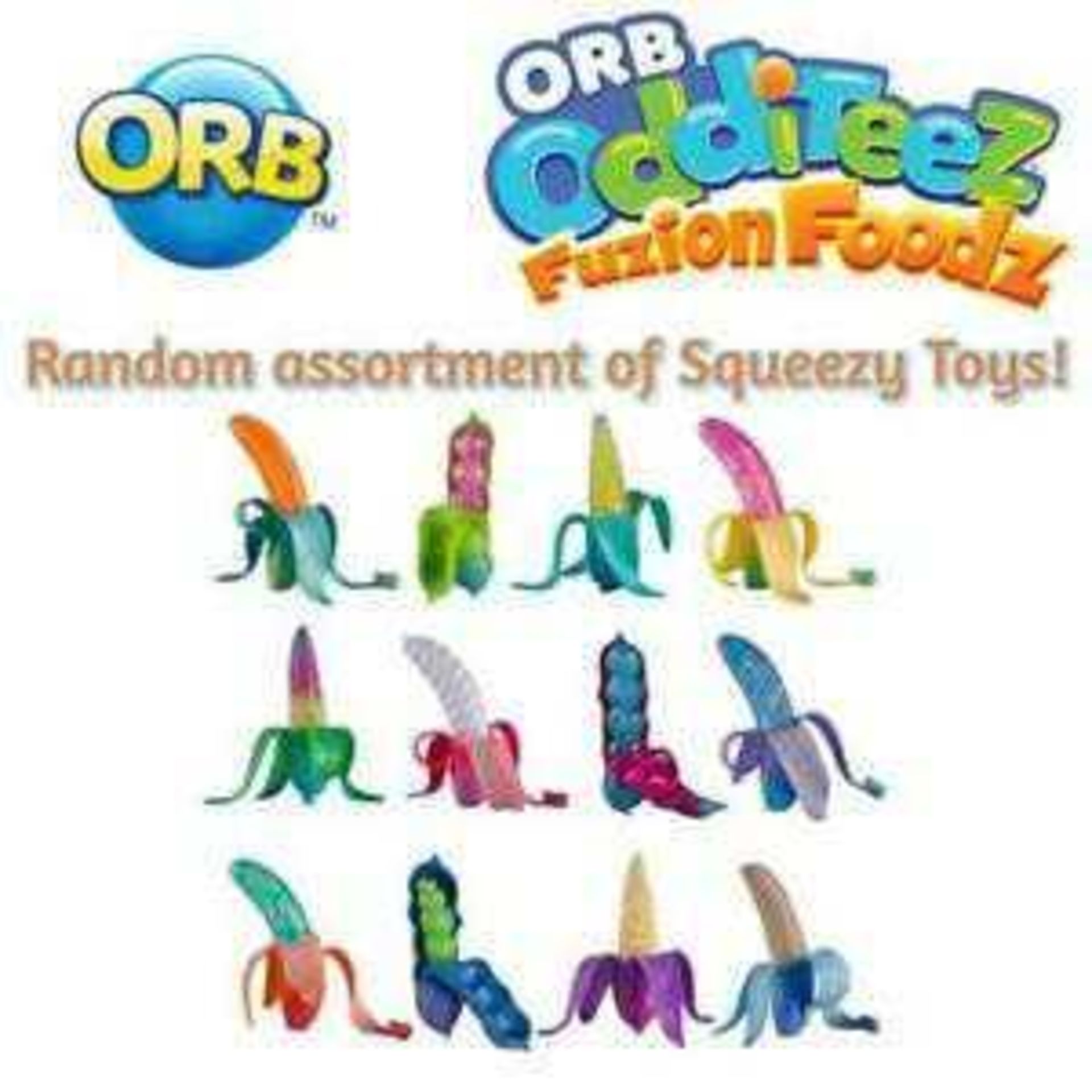 Lot To Contain 24 Brand New Collect The Range Children'S Assorted Orb Odditez Fusion Foodz (In 2