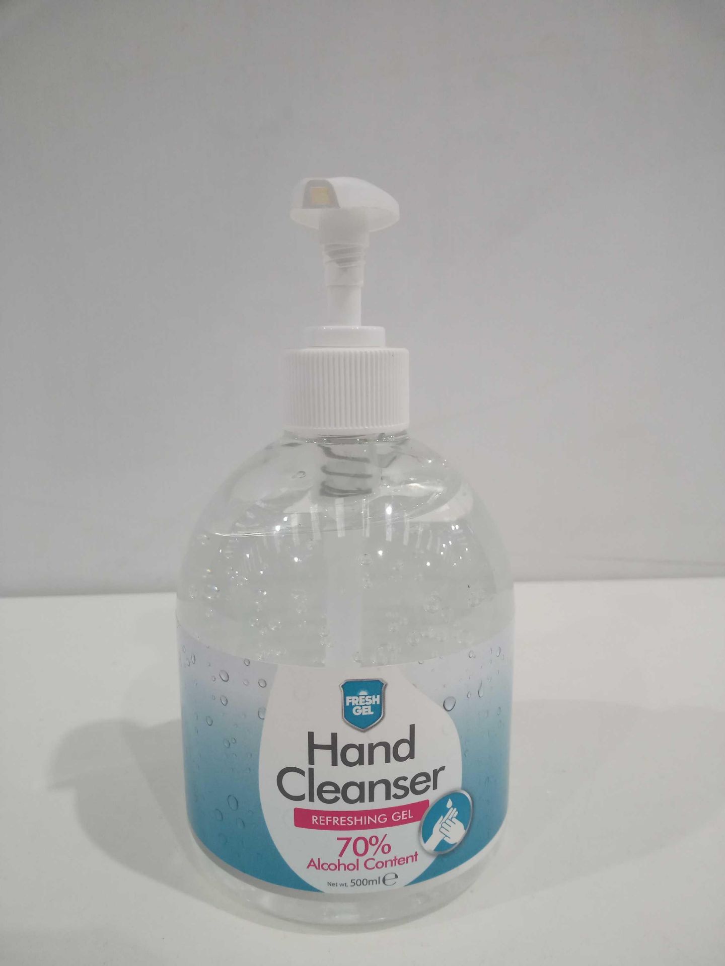 RRP £240 Box Of 24 Hand Cleanser Gel 500Ml Per Bottle