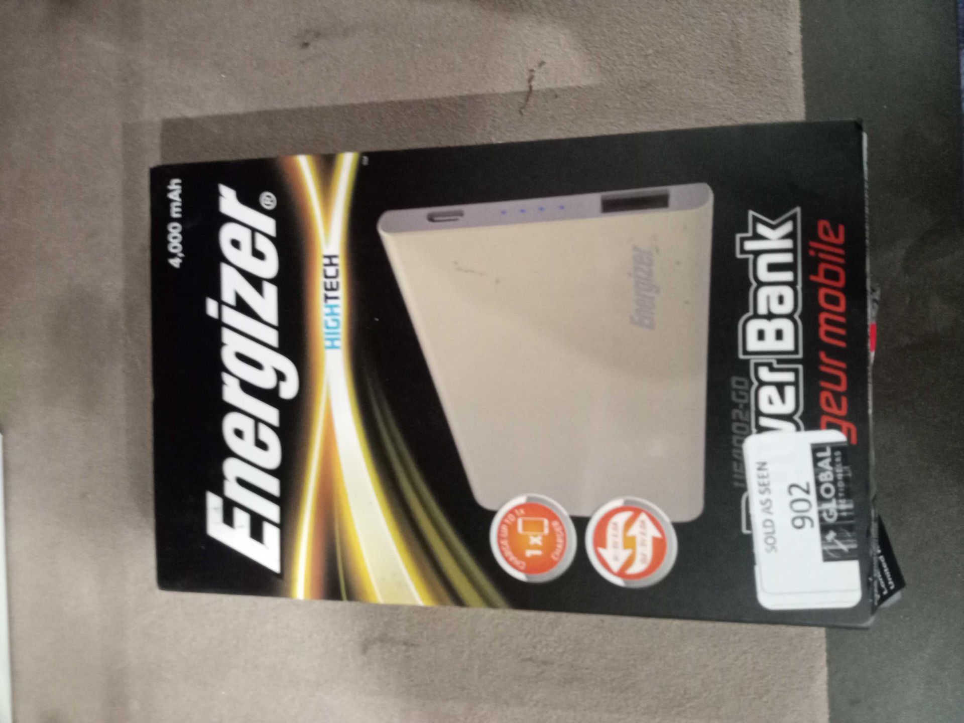 RRP £40 Boxed Energizer High Tech Power Bank