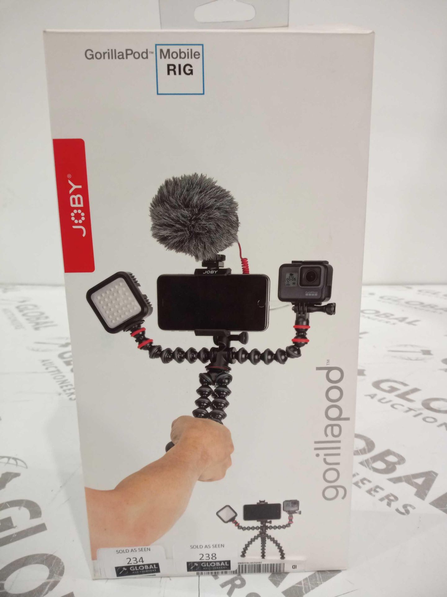 RRP £90. Boxed Joby Gorillapod Mobile Rig.