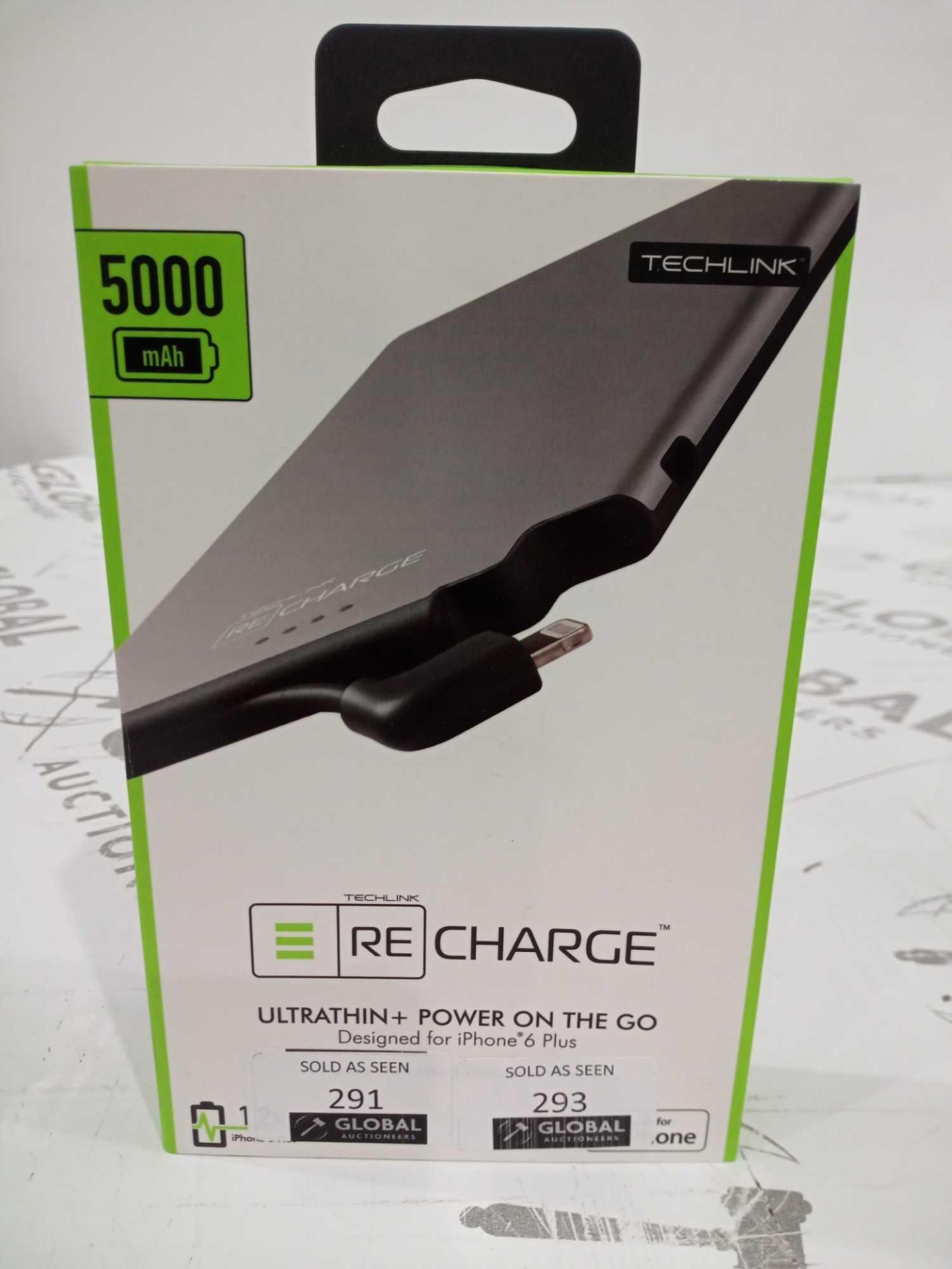 Combined RRP £320. Lot To Contain 8 Techlink Re Charge Ultrathin+ Power On The Go For Iphone 6 Plus