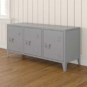 RRP £90 Metal Locker Sideboard