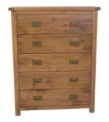 RRP £150 Chest Of 5 Drawers