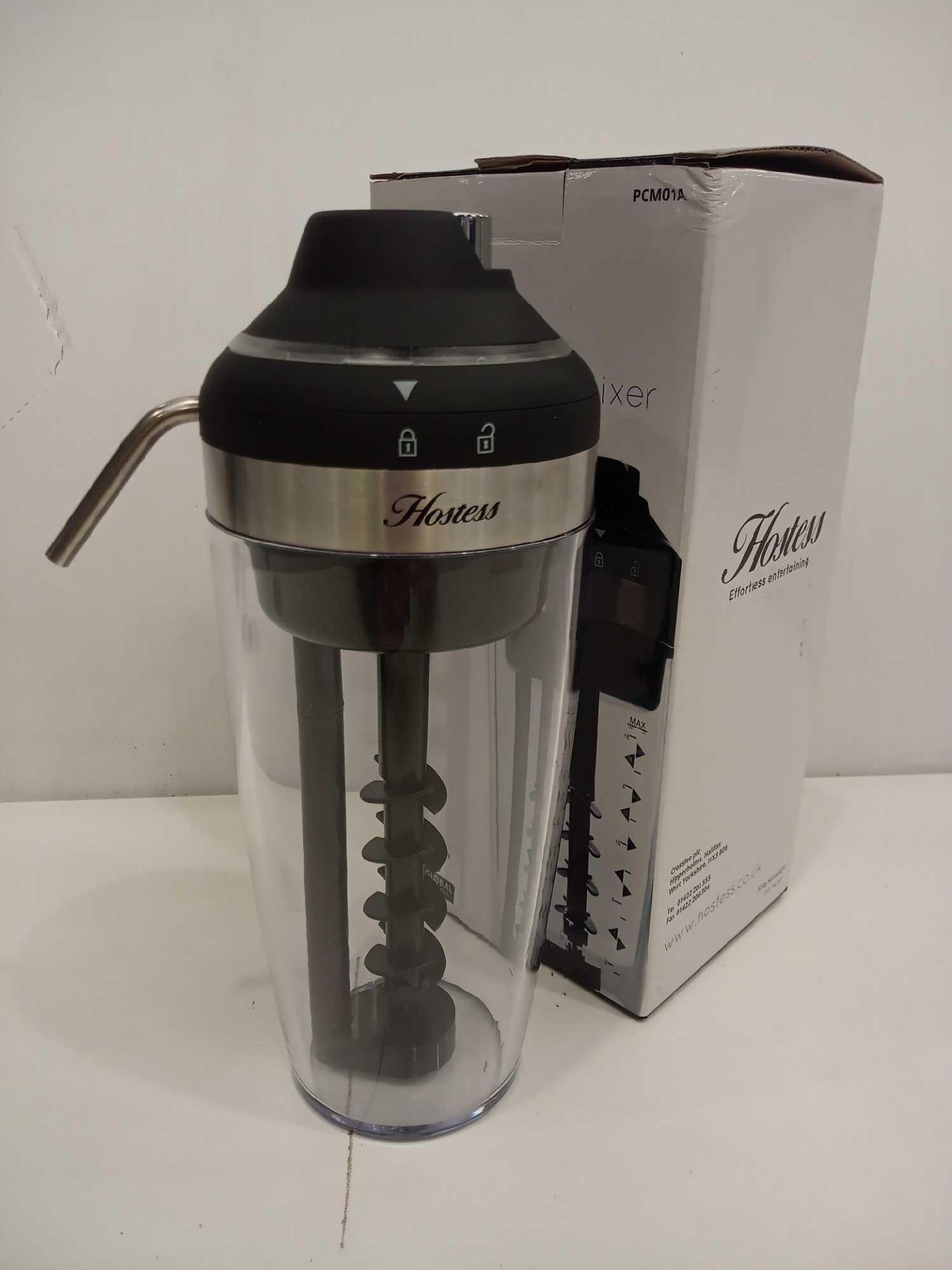 Rrp £30 Boxed Hostess Pump Cocktail Mixer