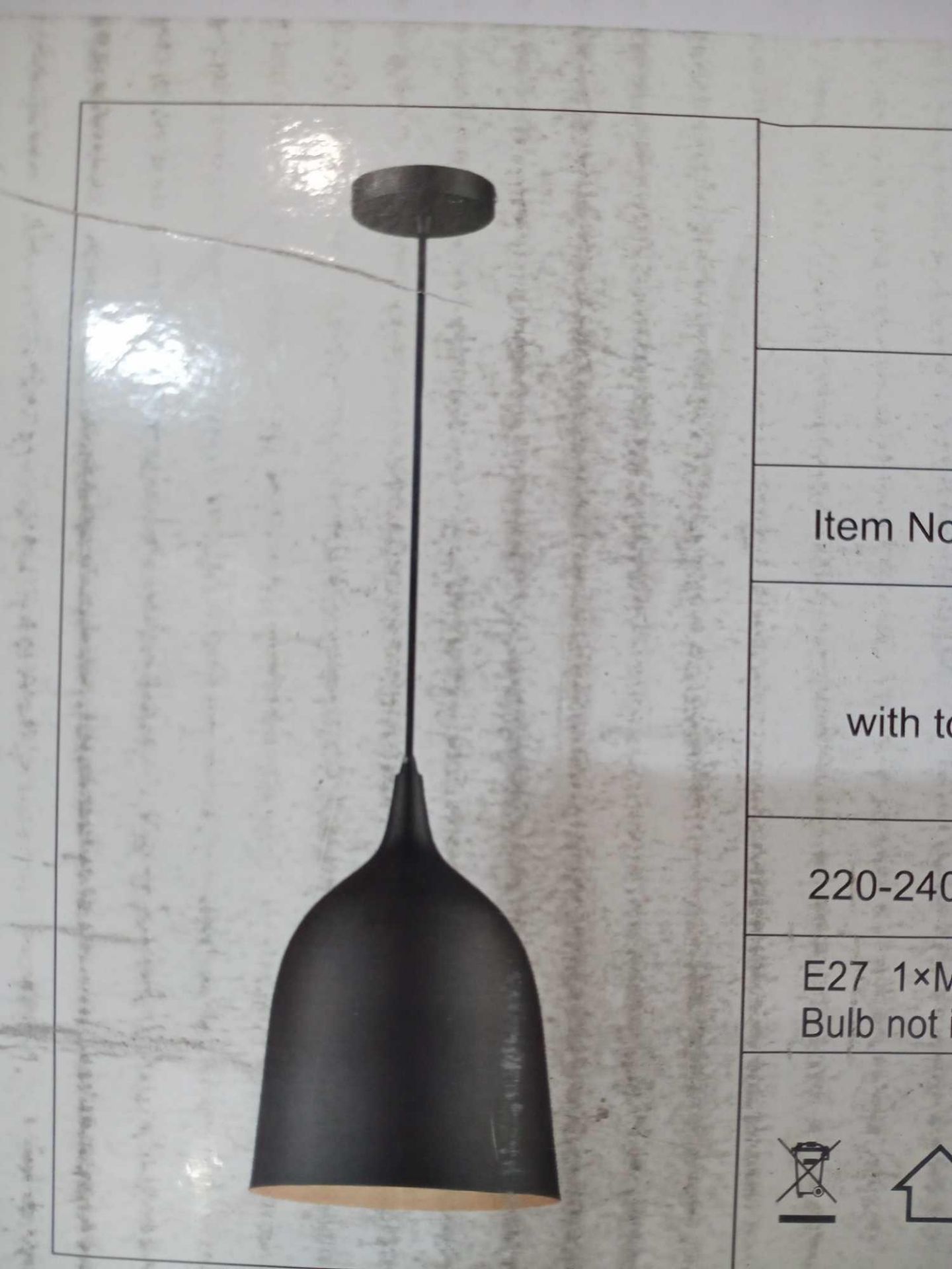 Rrp £85 Boxed Pendant Light - Image 2 of 2