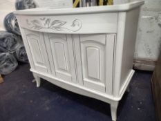 RRP £50 Unboxed Designer 3 Door Vanity Unit