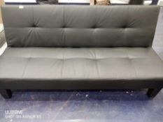 Rrp £130 Franklin Black Click Clack Sofa Bed