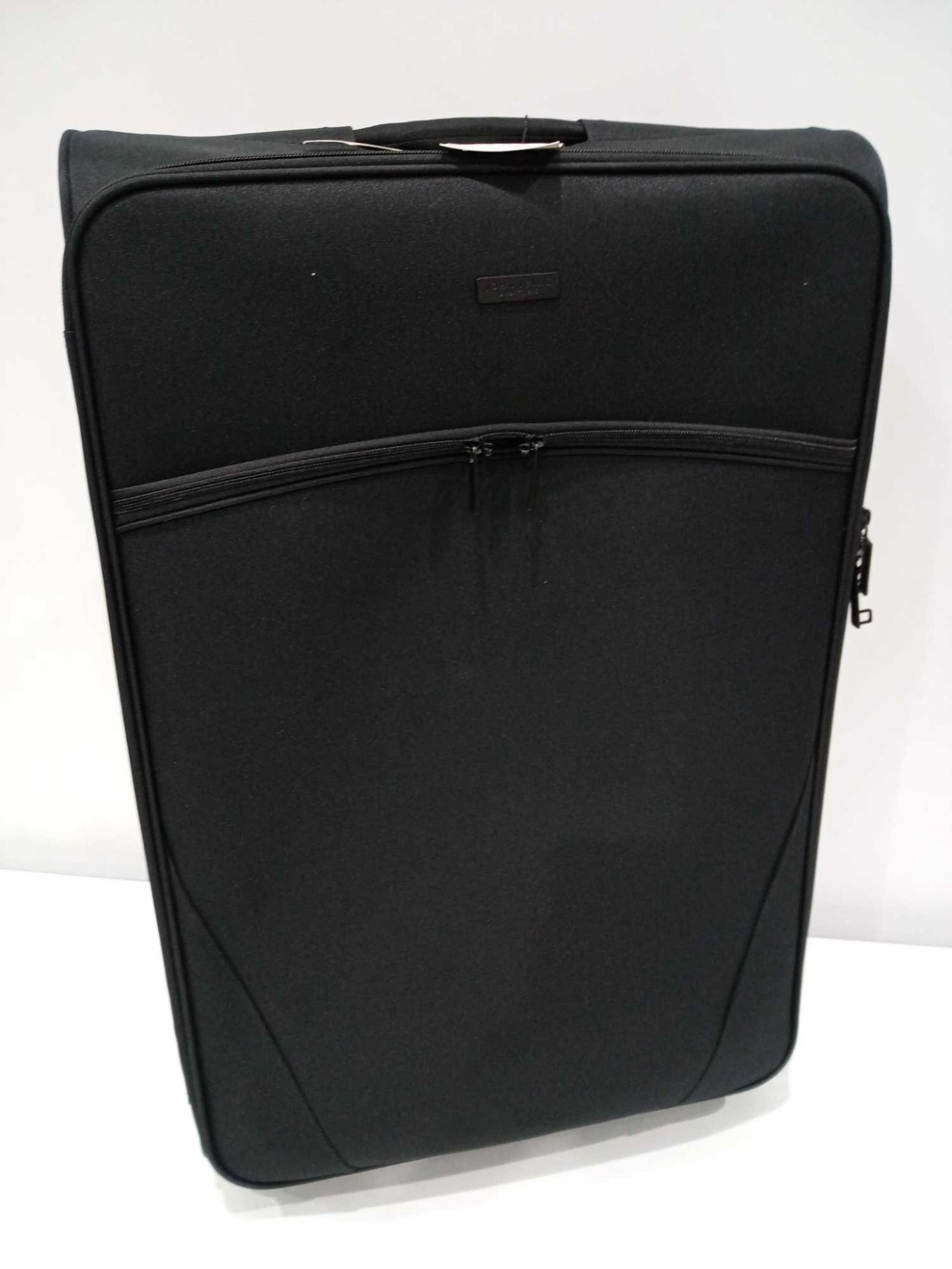 RRP £60 Boxed Black Designer John Lewis And Partners Suitcase - Image 2 of 2
