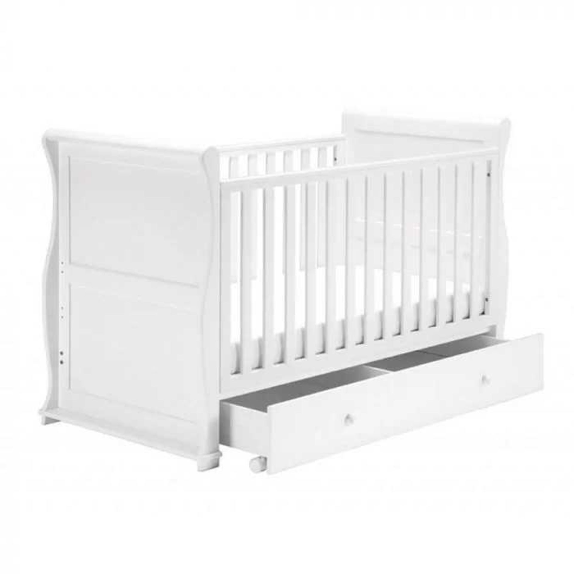 RRP £300 Boxed East Coast Alaska Sleigh Cot Bed Part 2 Of 2 - Image 2 of 2