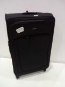 RRP £90 Black John Lewis 4 Wheeled Designer Suitcase