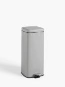 RRP £40 Boxed 30 Litre John Lewis Pedal Bin