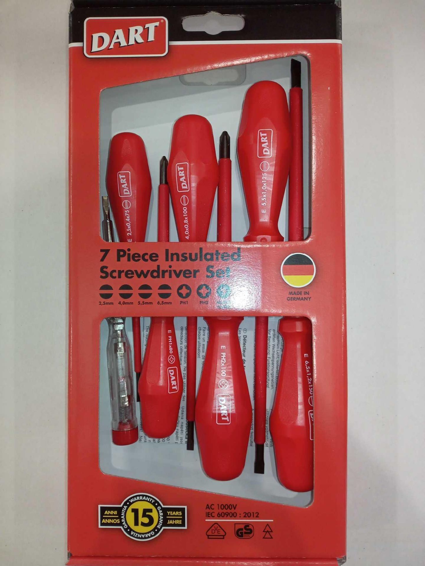 Rrp £200 7 Piece Screwdriver Sets