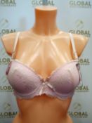 Rrp £270 Hana Body Shaping Lace Bras Pink