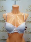 Rrp £270 Lot To Contain 3 Brand New Packs Of 6 Hana Body Shaping Lace Bras (White)