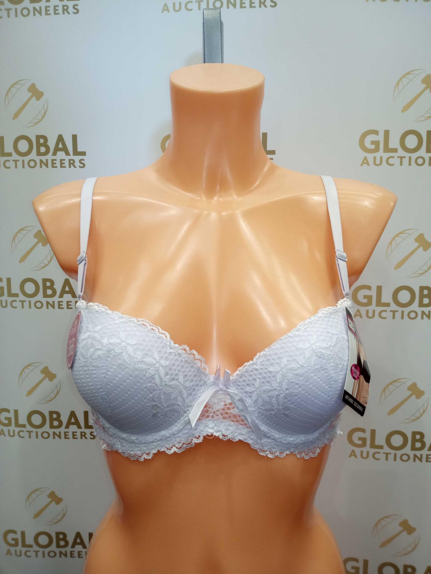 Rrp £270 Lot To Contain 3 Brand New Packs Of 6 Hana Body Shaping Lace Bras (White)