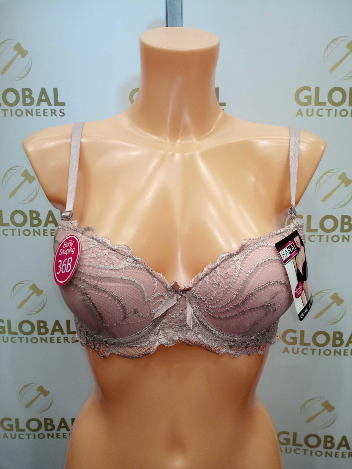 Rrp £270 Lot To Contain 3 Brand New Packs Of 6 Hana Body Shaping Lace Bras (Pink) 1350 - Image 2 of 2