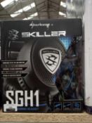 RRP £80 Boxed Sharkoon Skiller Sgh1 Gaming Headset