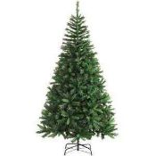 RRP £80. Boxed Everlands 6Ft Pre Lit Warm Led Christmas Tree.