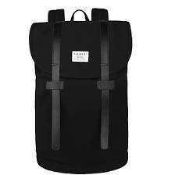 Rrp £110. Unboxed Sandqvist Designer Cotton Backpack - Black.