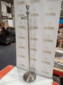 RRP £100 Stainless Steel Finish Designer Floor Lamp