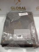 Rrp £120. Bagged Ashwell Bronze Pair Of Fully Lined Curtains.