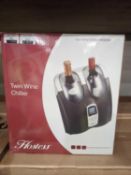 RRP £100 Boxed Hostess Twin Wine Chiller