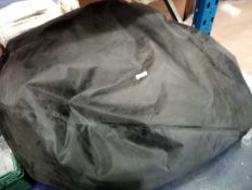 Rrp £90. Unboxed Large Designer Bean Bag - Black.