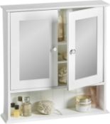 Rrp £60 Vonhaus Mirrored Cabinet