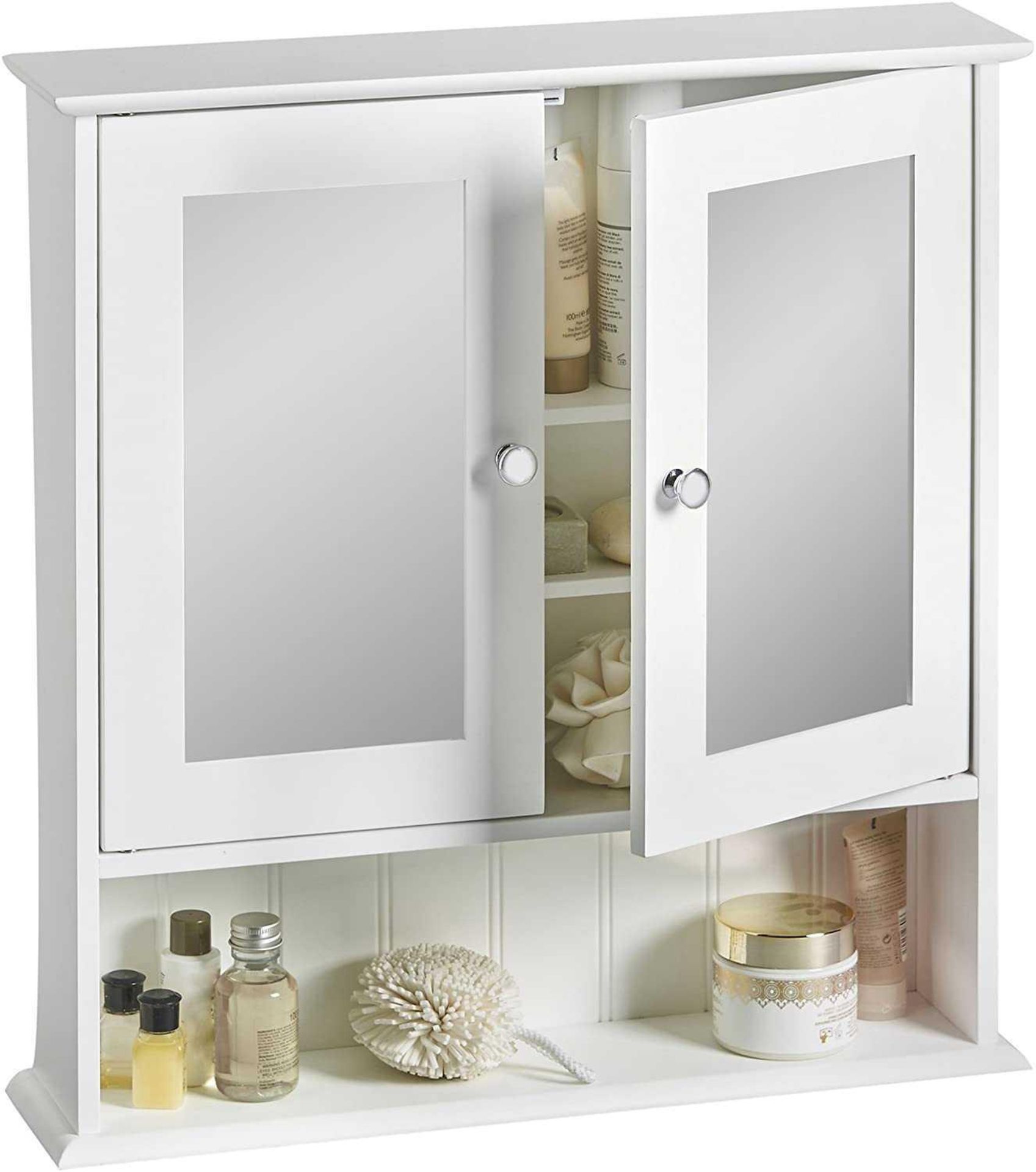 Rrp £60 Vonhaus Mirrored Cabinet