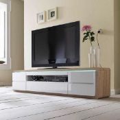 Rrp £610 Oak Tv Stand